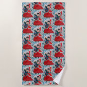 Weihnachten: Helfer Strandtuch (Vorderseite)