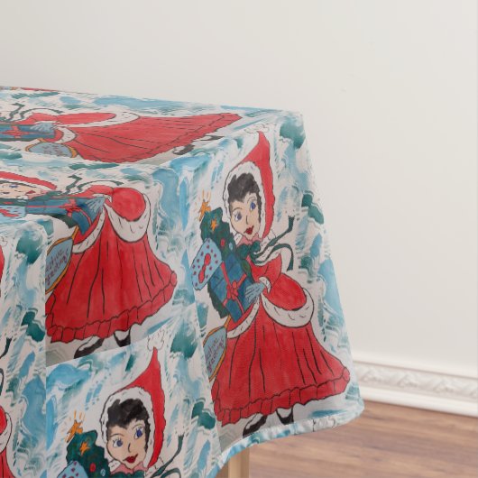 Weihnachten: Helfer Tischdecke (Beispiel)