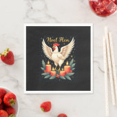 Weihnachten Hen Chicken Serviette (Beispiel)