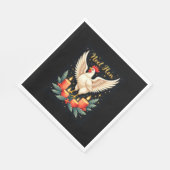 Weihnachten Hen Chicken Serviette (Ecke)