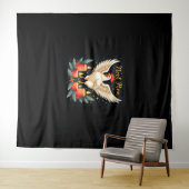Weihnachten Hen Chicken Wandteppich (Beispiel (Horizontal))