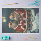 Weihnachten Herr Santa Claus Decoupage Seidenpapier (Basteln)