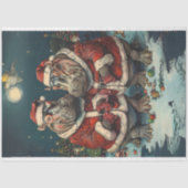 Weihnachten Herr Santa Claus Decoupage Seidenpapier (Vorderseite)
