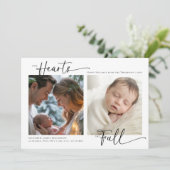 Weihnachten Herzchen Vollmodernes Familienkind 2 F (Stehend Vorderseite)