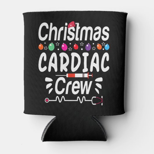 Weihnachten Herzliche Crew Dosenkühler (Vorderseite)