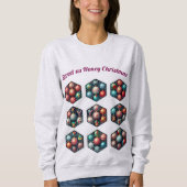 Weihnachten | Hexagon Ornament Sweatshirt (Vorderseite)