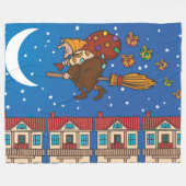 Weihnachten Hexe Befana Decke (Vorderseite (Horizontal))