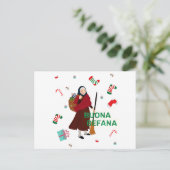 Weihnachten Hexe buona Befana (Stehend Vorderseite)