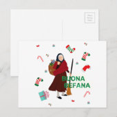 Weihnachten Hexe buona Befana (Vorne/Hinten)