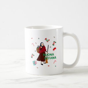 Weihnachten Hexe buona Befana Kaffeetasse