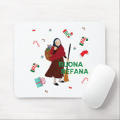 Weihnachten Hexe buona Befana Mousepad (Mit Mouse)