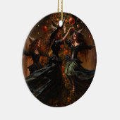 Weihnachten Hexenhunger Keramik Ornament (Rechts)