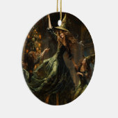 Weihnachten Hexenhunger Keramik Ornament (Rechts)