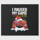 Weihnachten hielt ich mein Spiel an, um hier zu se Geschenkpapier (Flach)