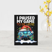 Weihnachten hielt ich mein Spiel an, um hier zu se Karte (Gelbe Blume)