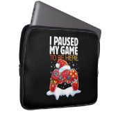 Weihnachten hielt ich mein Spiel an, um hier zu se Laptopschutzhülle (Vorne Rechts)