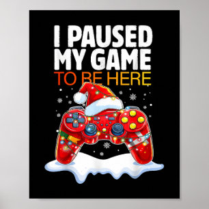 Weihnachten hielt ich mein Spiel an, um hier zu se Poster