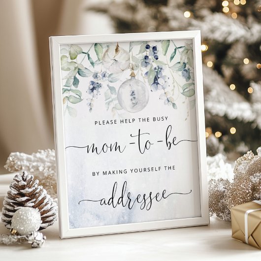 Weihnachten Hilfe für die geschäftige Mama Ansprac Poster