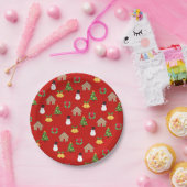 Weihnachten Hintergrundgeschenke mit Hintergrundbi Pappteller (Party)