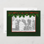 Weihnachten Hinzufügen Ihres Foto Frame Postkarte (Vorne/Hinten)