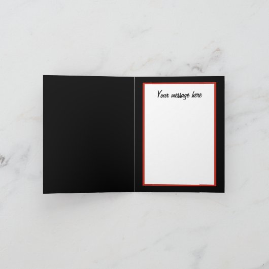 Weihnachten hinzufügen Text Kuh hinzufügen Nachric (Innenseite)