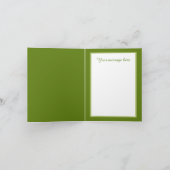 Weihnachten hinzufügen Text pink Flamingo (Innenseite)