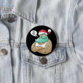 Weihnachten Hipsta Santa Claus Button (Beispiel)