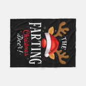 Weihnachten Hirsch Pjs Xmas Familie Matching Fleecedecke (Vorderseite (Horizontal))