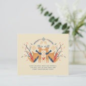 Weihnachten Hirsch Stags Skandinavische Volkskunst (Stehend Vorderseite)