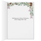 Weihnachten, Hirsch, über die Miles Card (Innen (Rechts))