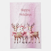 Weihnachten Hirsch Urlaub Küchentuch (Vertikal)