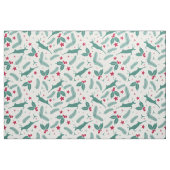Weihnachten Hirsch Weihnachten Holly Pattern Stoff (Yard (91,4 cm))
