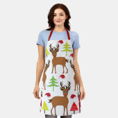 Weihnachten Hirsch Weihnachten Schürze (Getragen)