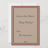 Weihnachten Hirsch Winter Szene Drehbuch Feiertage (Rückseite)