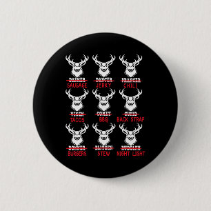 Weihnachten Hirschbraun Jagd Weihnachtsmänner Frau Button