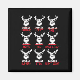 Weihnachten Hirschbraun Jagd Weihnachtsmänner Frau Magnet