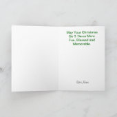 Weihnachten Ho (3) Mathe-Gruß-Karte (Innenseite)