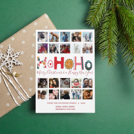Weihnachten Ho Ho Ho Card 20 Foto Collage