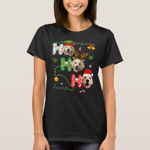 Weihnachten Ho Ho Ho Golden Retriever 351 T-Shirt