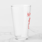 Weihnachten Ho, Ho, Ho! Rot Glas (Rechts)