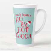 Weihnachten Ho Ho Hot Cocoa Urlaub Latte Tasse (Rechts)