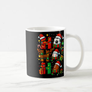 Weihnachten Ho Ho Santa Fußball Footbyll Bysebyll Kaffeetasse