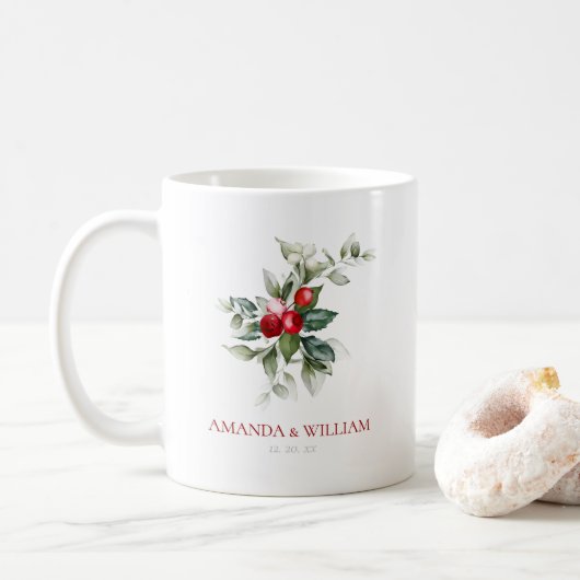 Weihnachten Hochzeit Dankeschön Tasse (Mit Donut)