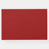 Weihnachten Hochzeit Gästebuch Botanisch (Rückseite)