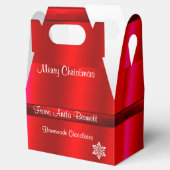 Weihnachten, Hochzeit, Satin Look Geschenkboxen Geschenkschachtel (Geöffnet)