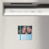 Weihnachten Hochzeit Speichern Sie das Date Foto M Magnet (In Situ (Geschirrspüler))