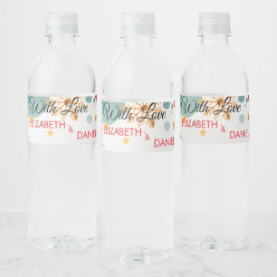 Weihnachten Hochzeit Wasser Flaschen Labels Wasserflaschenetikett