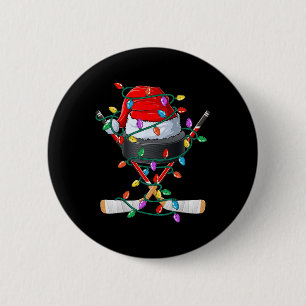 Weihnachten Hockey Xmas Santa Sportmütze Byll Kind Button