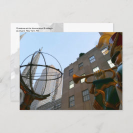 Weihnachten - Hof des Internationalen Gebäude - Postkarte