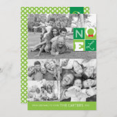 Weihnachten Holiday 12x18 Flat Card (Vorne/Hinten)